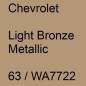 Preview: Chevrolet, Light Bronze Metallic, 63 / WA7722.